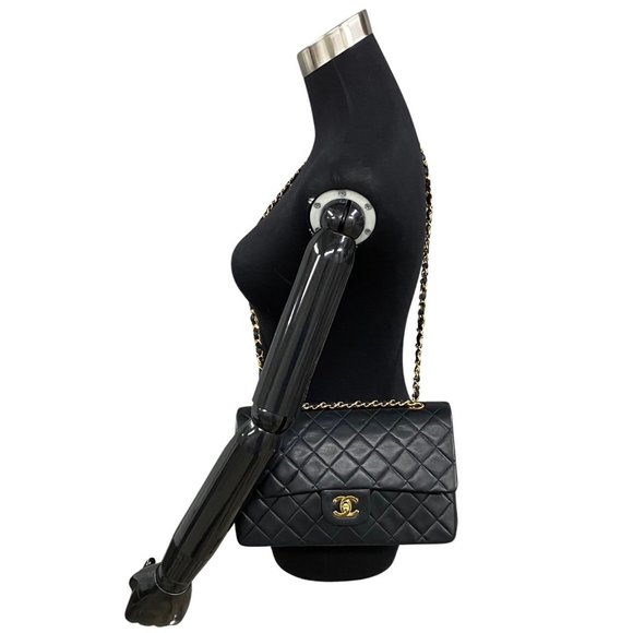 HANEL Chanel Matelasse Double Flap 25cm Lambskin Leather Handbag Shoulder Bag... - Picture 3 of 10